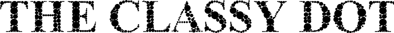 The Classy Dots Font