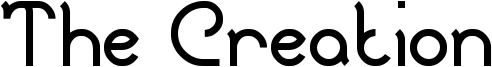 The Creation Font