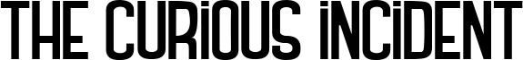 The Curious Incident Font