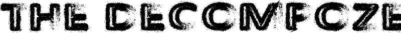The Decompozed Font
