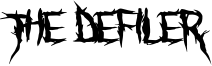 The Defiler Font