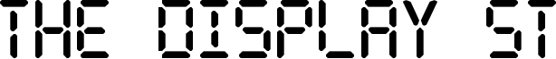 The Display St Font
