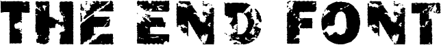 The End Font Font