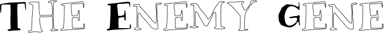 The Enemy Gene Font