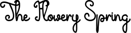 The Flowery Spring Font
