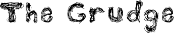 The Grudge Font