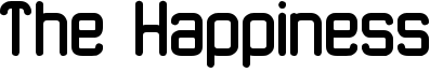 The Happiness Font