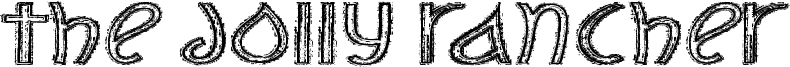 The Jolly Rancher Font
