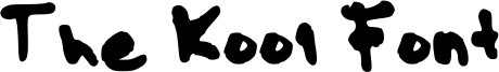 The Kool Font Font