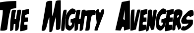 The Mighty Avengers Font