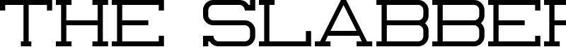 The Slabbers Font