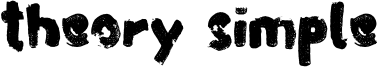 Theory Simple Font