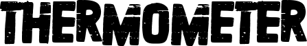 Thermometer Font