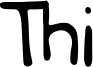 Thi Font