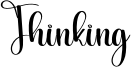 Thinking Font