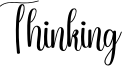 Thinking Font
