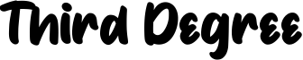 Third Degree Font