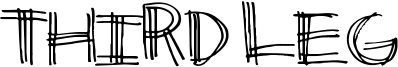 Third Leg Font