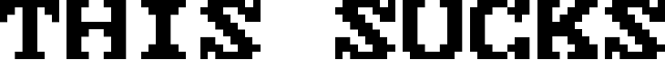 This Sucks Font