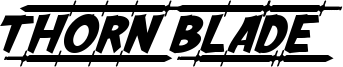 Thorn Blade Font