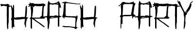 Thrash Party Font