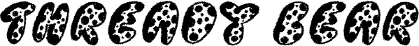 Thready Bear Font