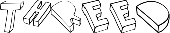 Threed Font