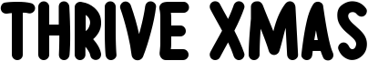 Thrive Xmas Font