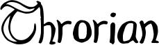 Throrian Font