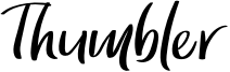 Thumbler Font