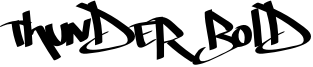Thunder Bold Font