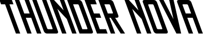 Thunder Nova Font
