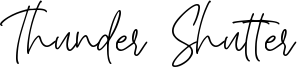 Thunder Shutter Font