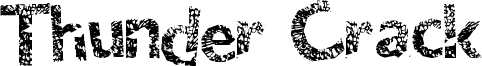 Thunder Crack Font