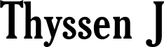 Thyssen J Font