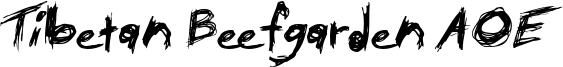 Tibetan Beefgarden AOE Font