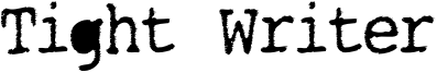 Tight Writer Font