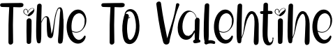 Time To Valentine Font