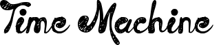 Time Machine  Font