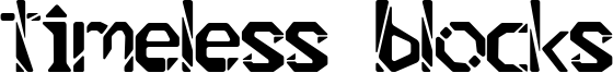 Timeless Blocks Font