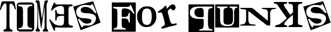 Times for Punks Font