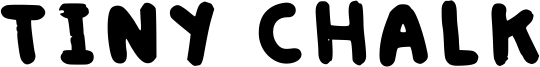 Tiny Chalk Font