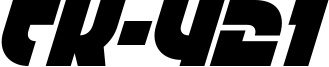 TK-421 Font