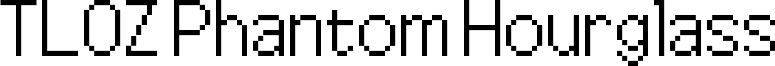 TLOZ Phantom Hourglass Font