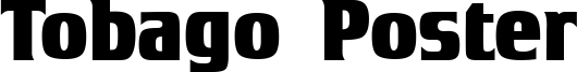 Tobago Poster Font