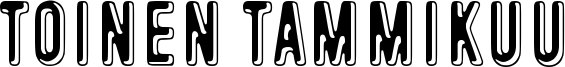 Toinen tammikuu Font