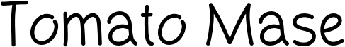 Tomato Mase Font