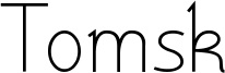 Tomsk Font