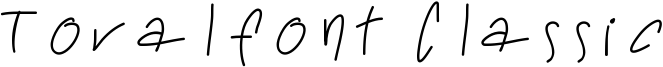 Toralfont Classic Font