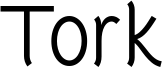 Tork Font